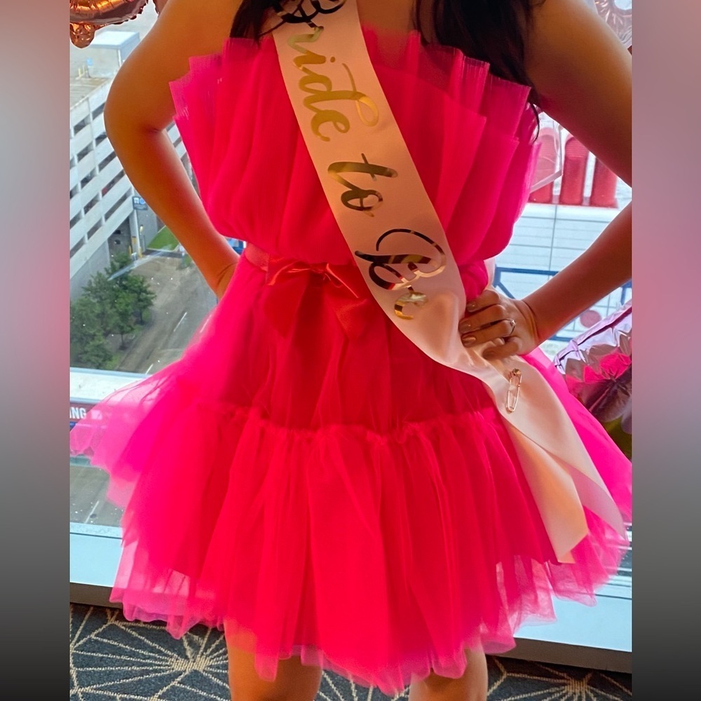 Vibrant Pink Tulle Dress